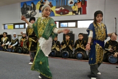 Dancers perform at an ACCESS music festival in 2003.